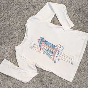 Girl's Carter's Long-sleeved Tee (Size 8)